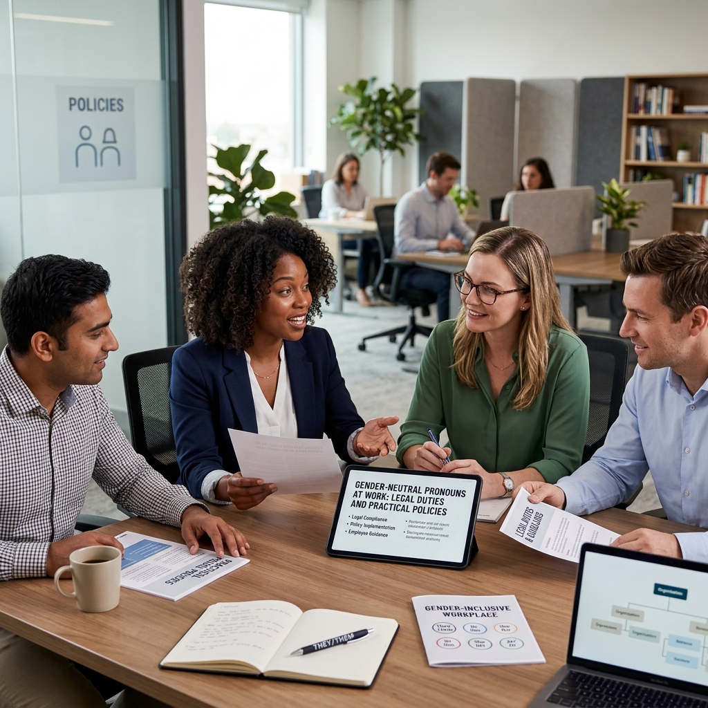 Understand how gender-neutral pronouns intersect with employment law, discrimination rules, and inclusive workplace practices.