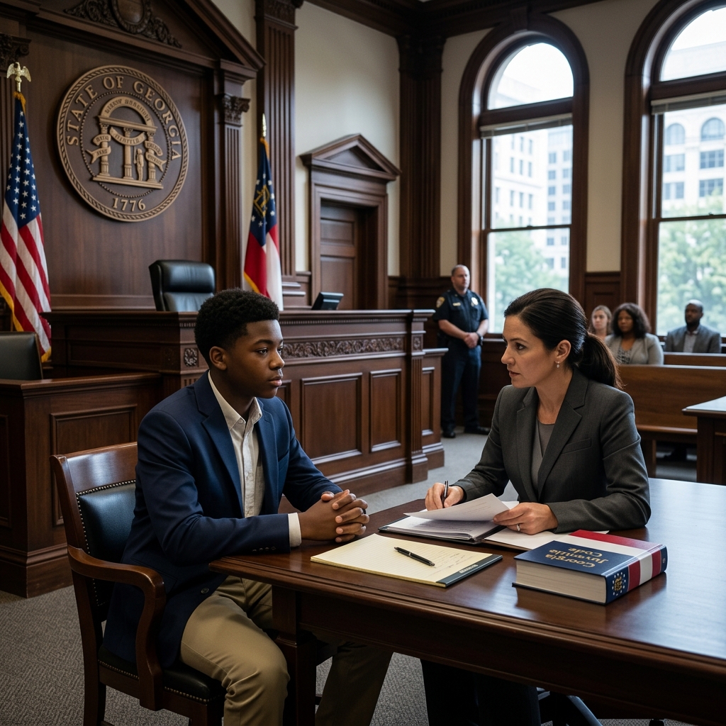 A clear guide to juvenile offenses, court process, and adult transfer rules in Georgia.