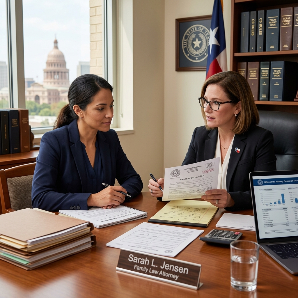 A clear guide to starting, calculating, and enforcing child support in Texas.