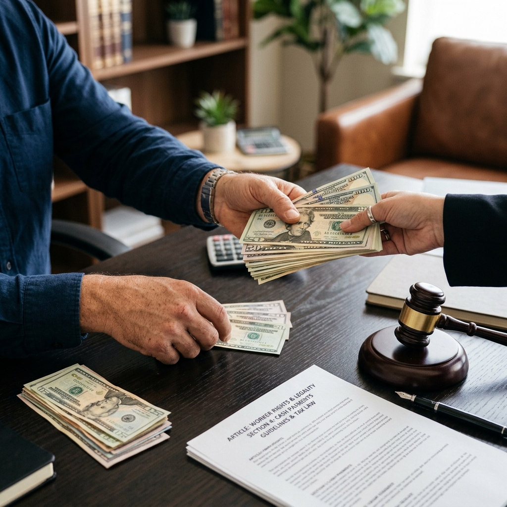 Understand when cash wages are legal, what employers must do, and how to protect yourself from payroll and tax violations.