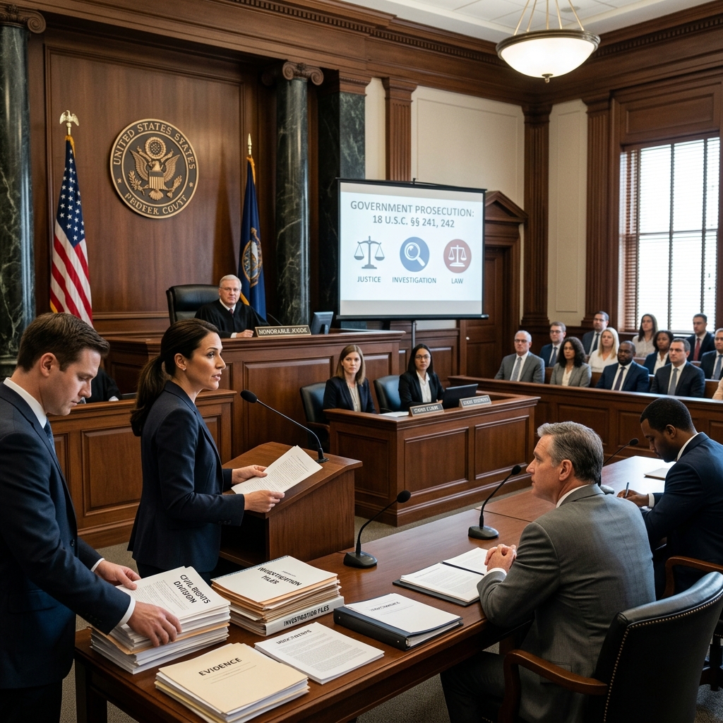 Understand how federal authorities investigate, charge, and prosecute criminal civil rights violations, and what that means for victims seeking justice.