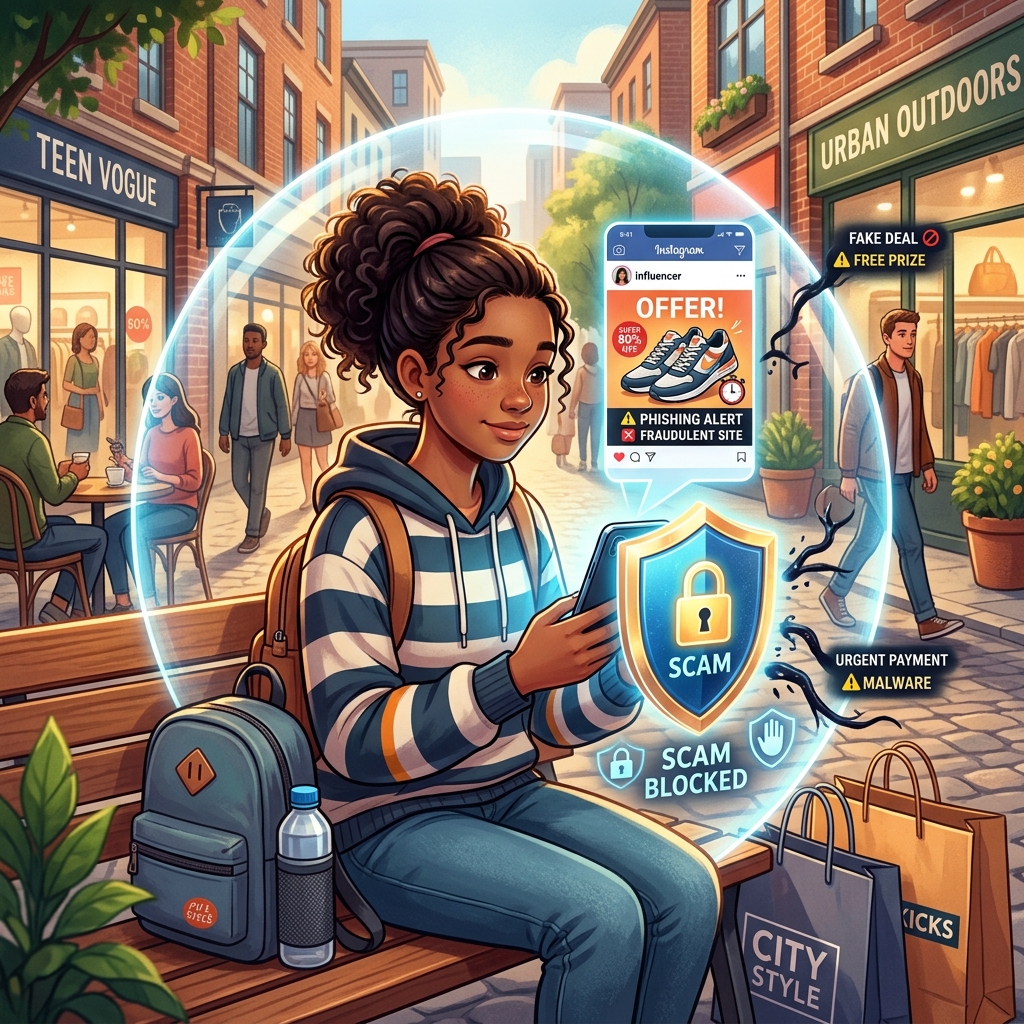 How social media shopping scams target young adults, what red flags to watch for, and practical steps to stay safe online.