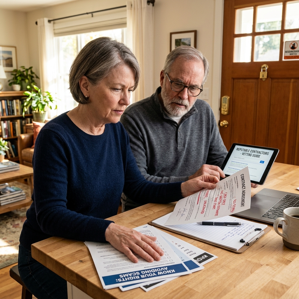 Learn how to spot dishonest contractors, protect your money, and safely manage home improvement projects from start to finish.