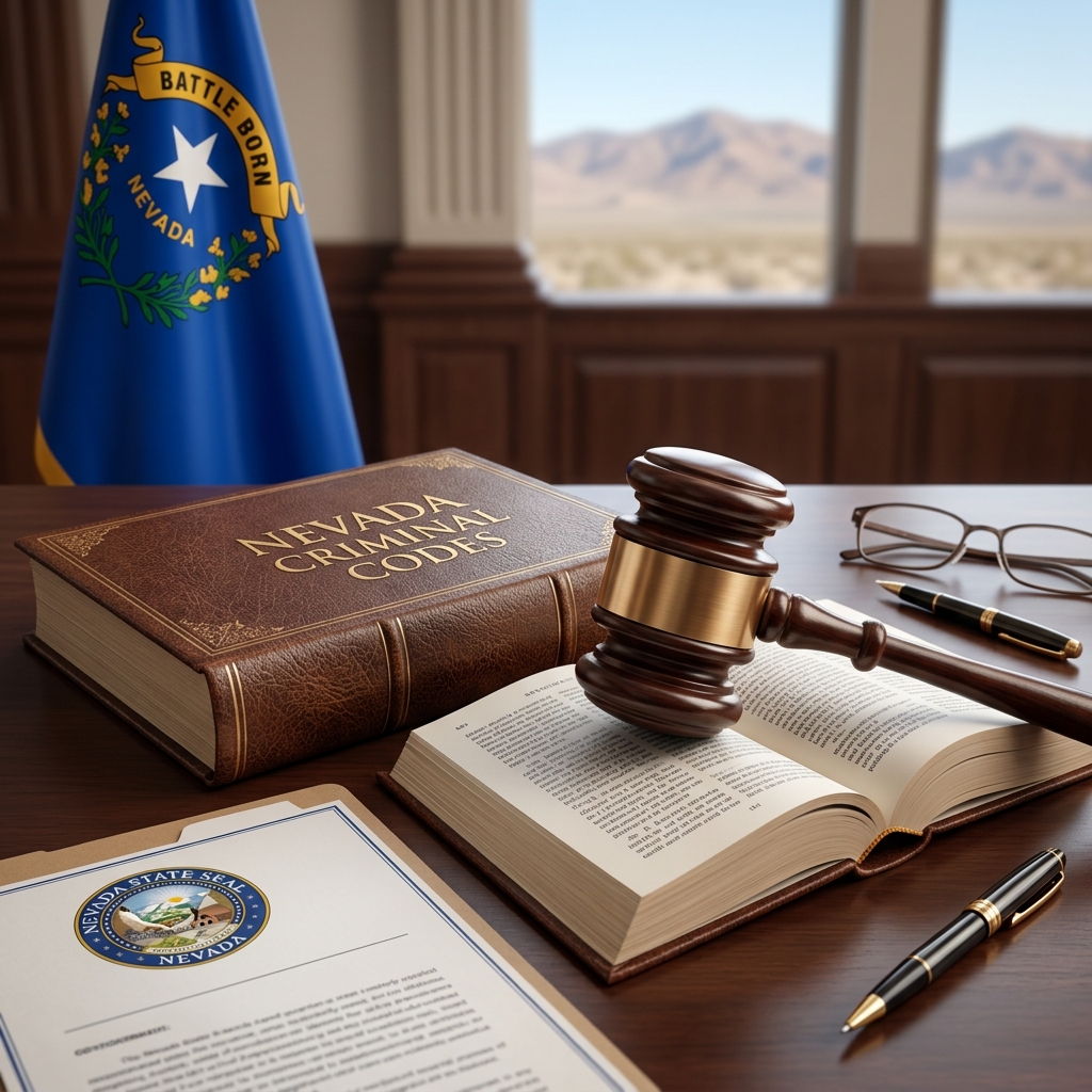 Understand how Nevada defines, classifies, and prosecutes criminal offenses, from minor violations to the most serious felonies.