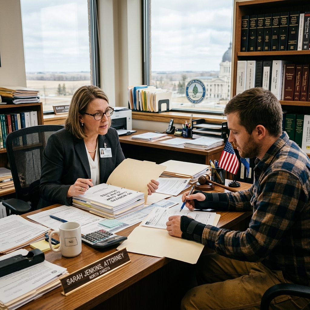Understand who must carry workers’ compensation in North Dakota, how claims work, and the benefits available to injured employees.