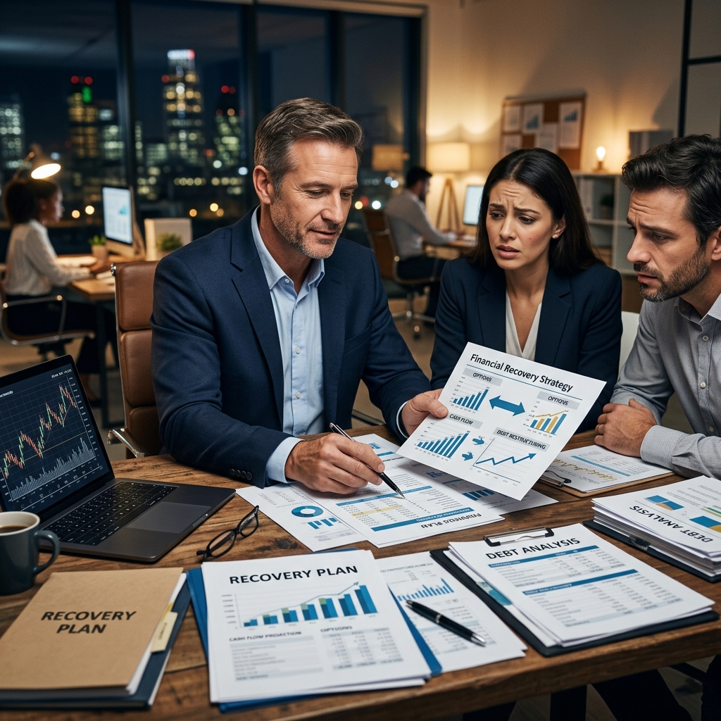Practical steps, options and legal considerations to help struggling business owners manage debt, protect assets and decide what comes next.
