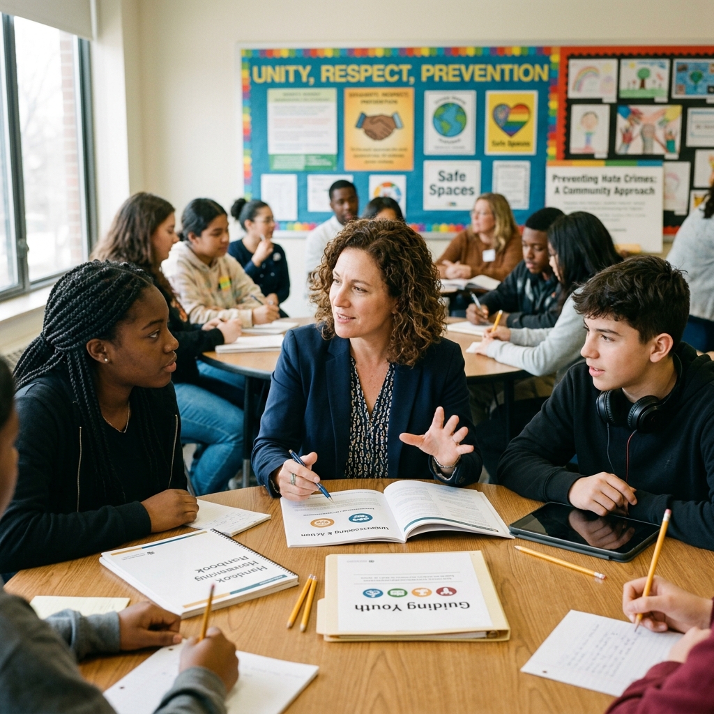 Practical strategies, tools, and guidance to help young people and educators recognize, prevent, and respond safely to hate-motivated behavior.