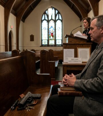 How U.S. churches navigate gun laws, security planning, theology, and community expectations in an age of rising public violence.