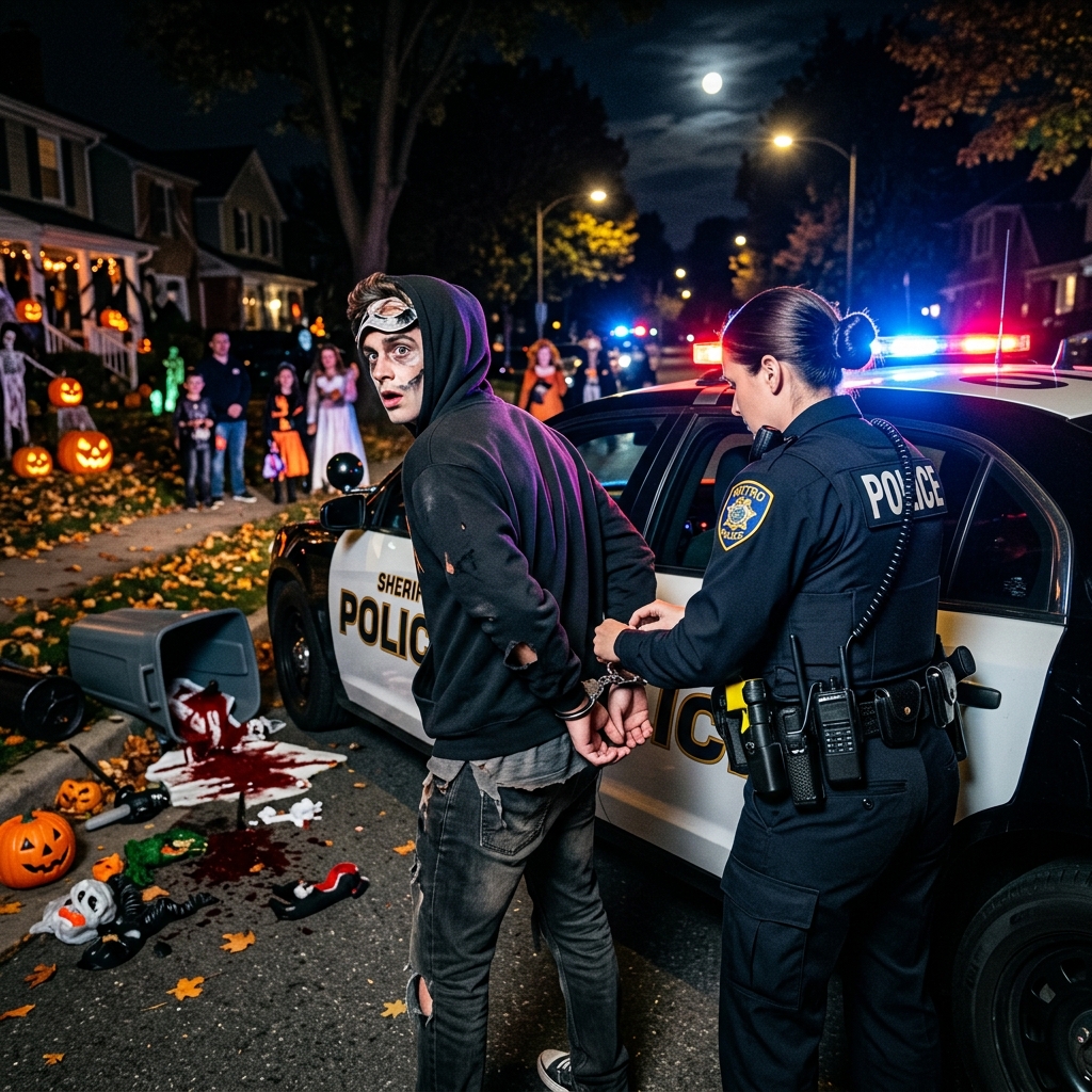 A practical legal guide to Halloween mischief, showing how common pranks quietly cross the line into crimes and civil liability.