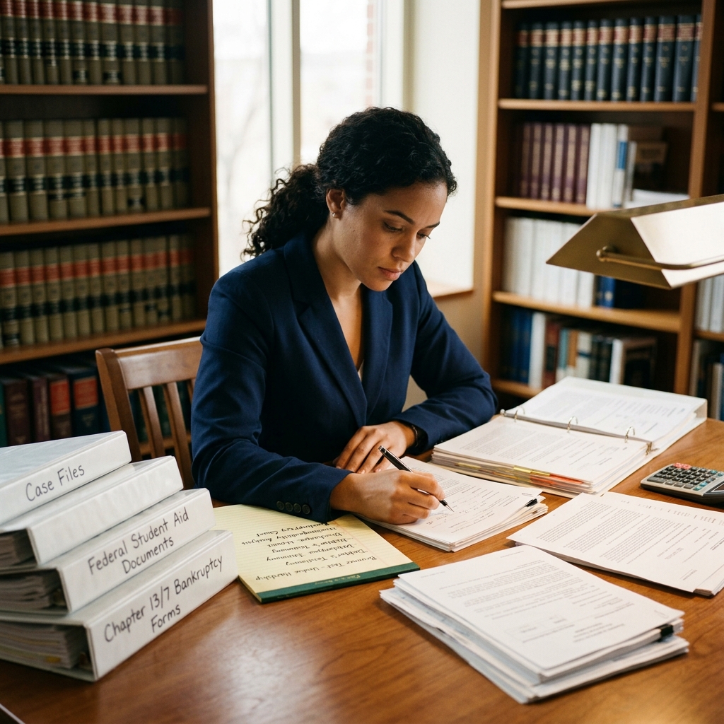 How a law student convinced a bankruptcy court that repaying student loans was an undue hardship under Section 523(a)(8).