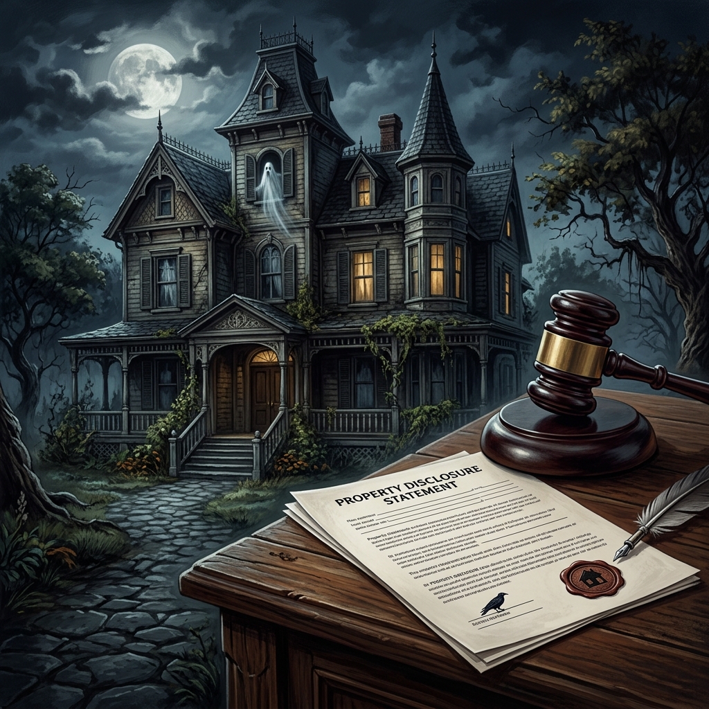 An in-depth guide to how U.S. real estate law treats haunted houses, stigmatized properties, and disclosure duties for sellers and agents.
