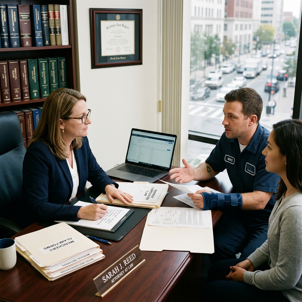 Learn when and how to hire a workers’ compensation lawyer, what they do, and how to choose the best one for your workplace injury claim.