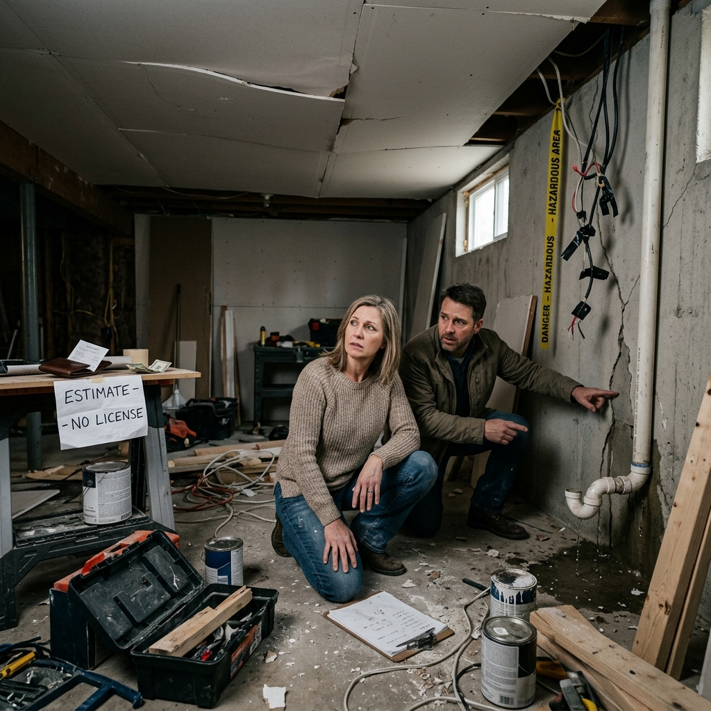 Understand the legal, financial, and safety consequences of using unlicensed contractors before your next home project.