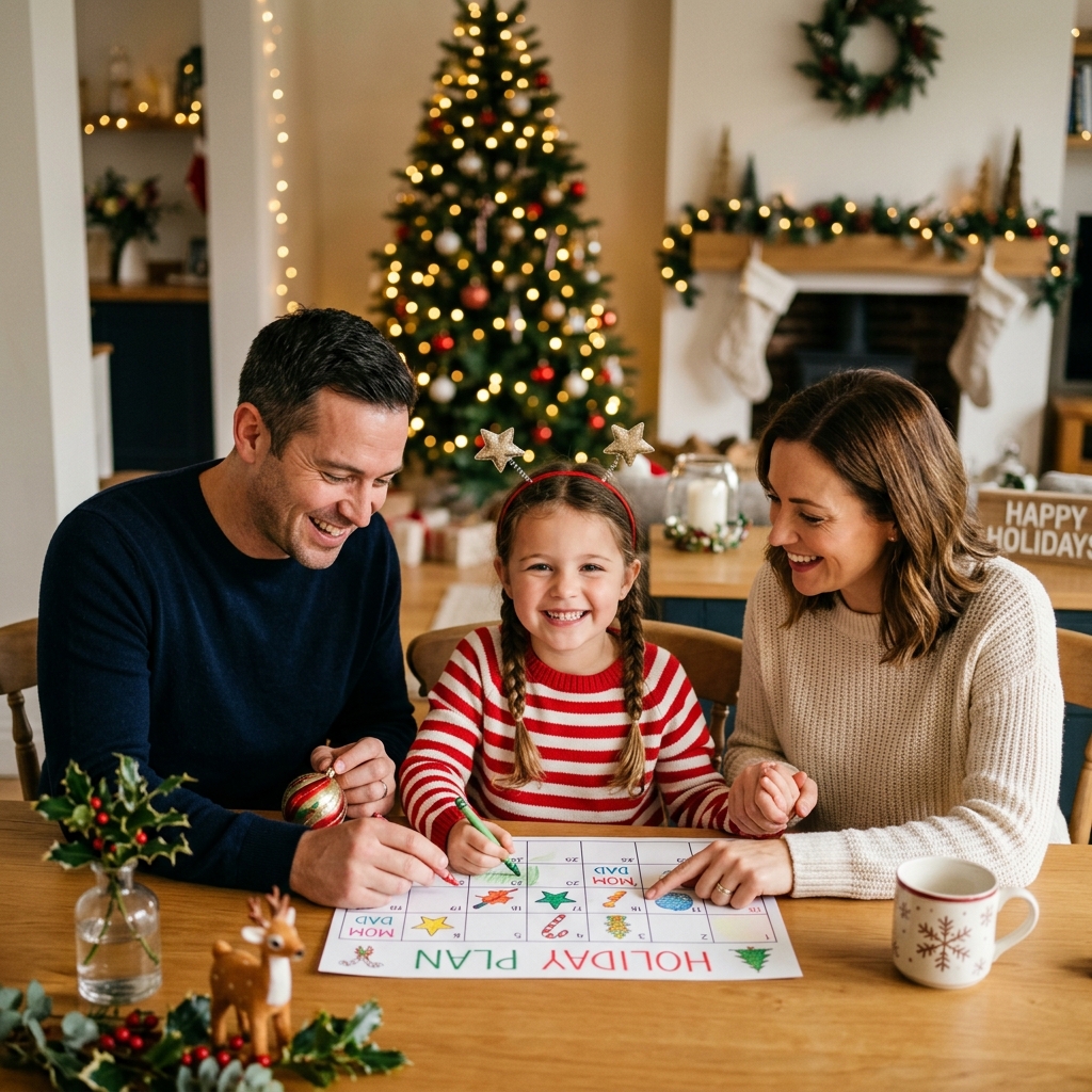 Holiday Co-Parenting: Child-Focused Custody Planning Practical, child-centered strategies to share parenting time fairly and peacefully throughout the holiday season.