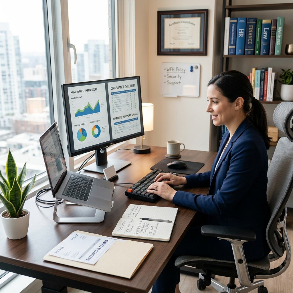 Practical guidance for HR and leaders on home office expenses, legal reimbursement duties, and supporting remote employees’ well‑being.