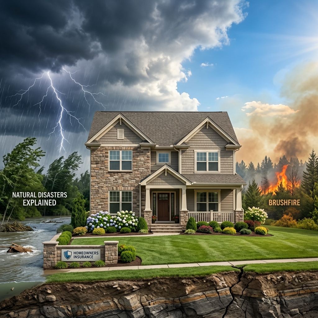 Understand which natural disasters your homeowners policy covers, what it excludes, and how to close dangerous insurance gaps.