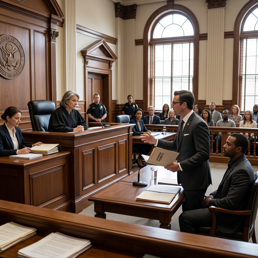 A clear guide to what happens at a bail hearing, what judges weigh, and how release conditions are set.