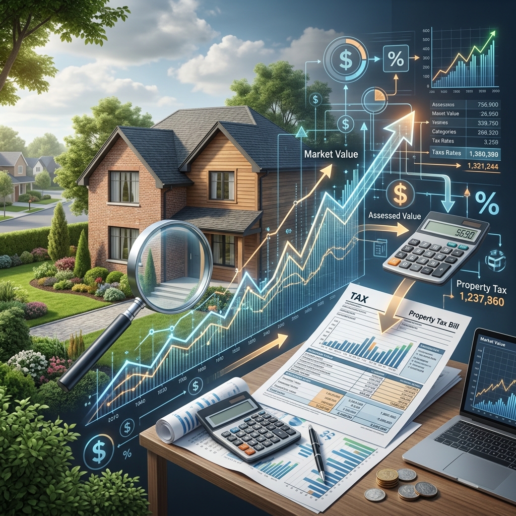 Understand how rising or falling home values interact with tax rates, assessments, and local budgets to affect what you actually pay.