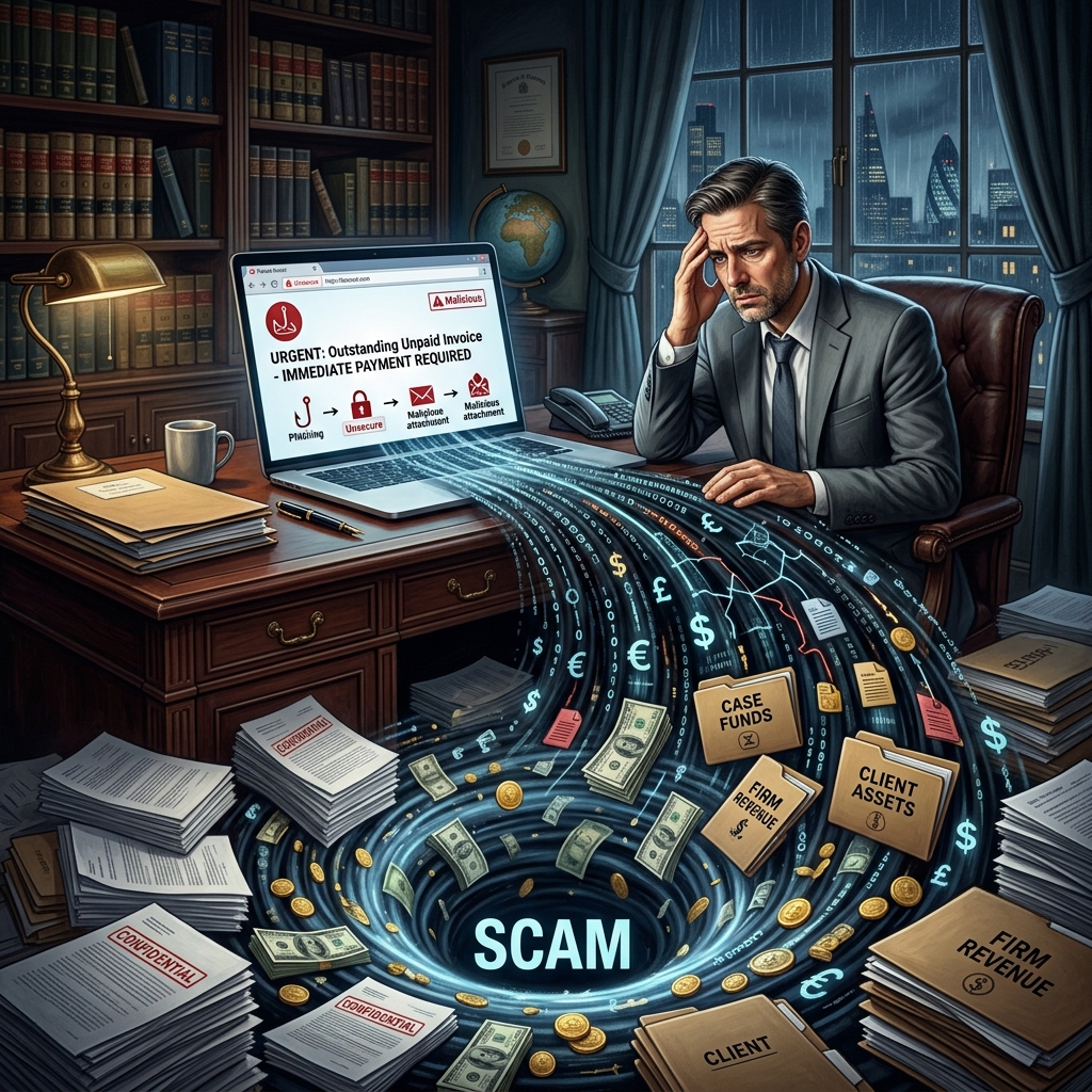 A practical look at why collection-email fraud fools attorneys and how firms can reduce the risk.