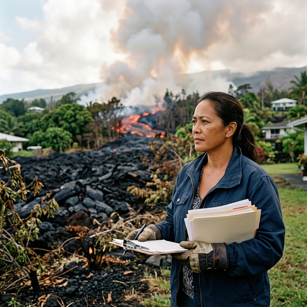 A practical guide to lava-related home damage, policy checks, and the claims process in Hawaii.