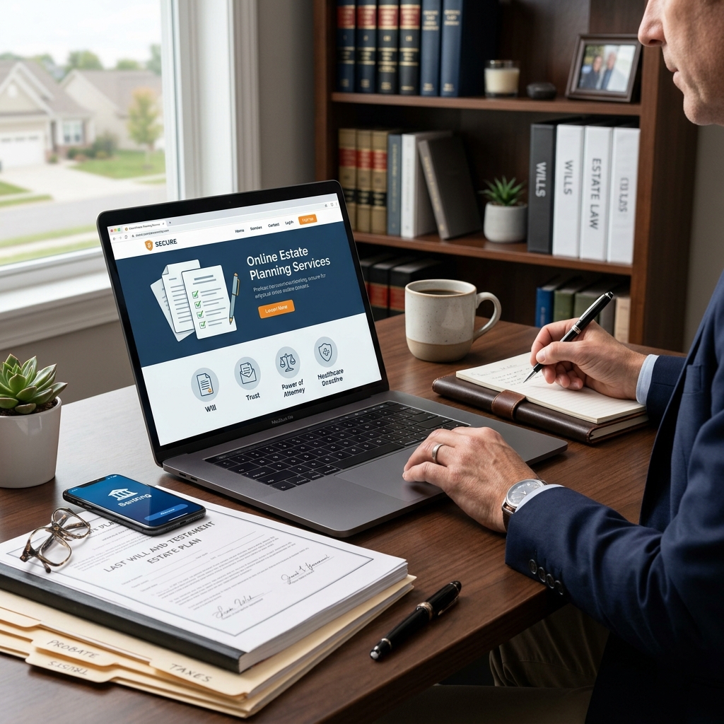 Learn which estate planning tasks fit online tools and when legal advice is still the safer choice.