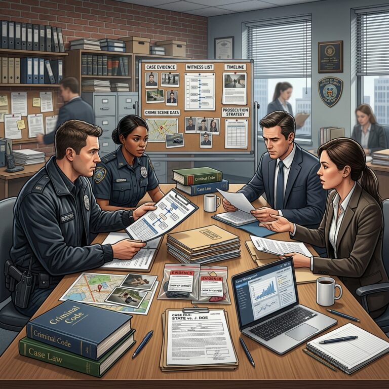 How Police and Prosecutors Work Together in Criminal Cases