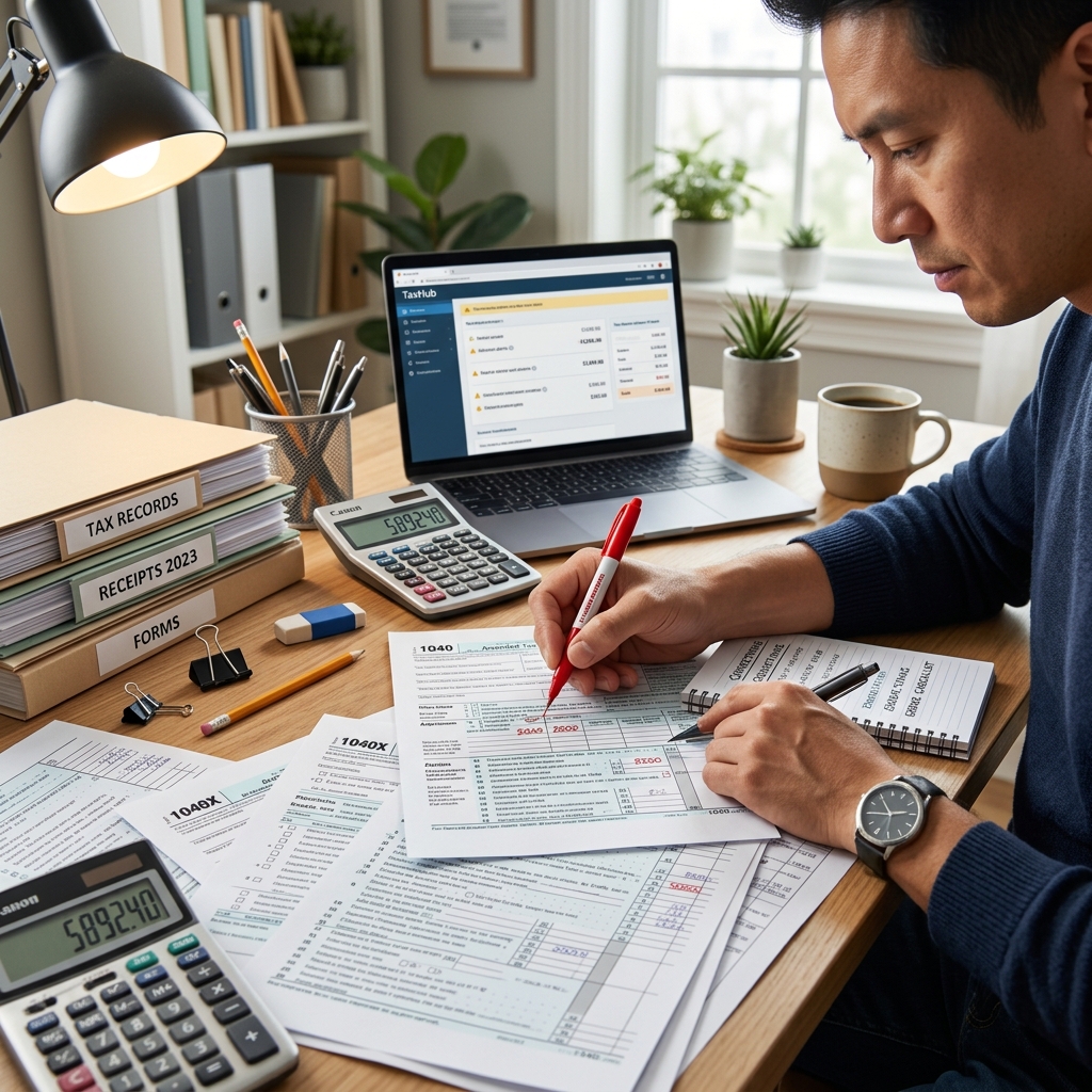 Learn when to fix a tax return, how to amend it, and when the IRS corrects errors for you.