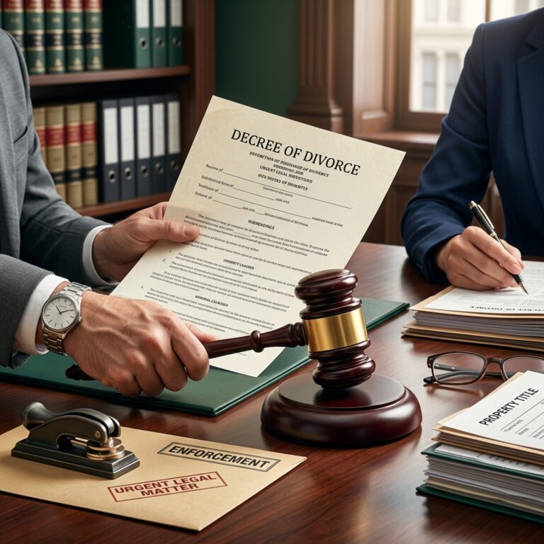How to Enforce a Divorce Decree