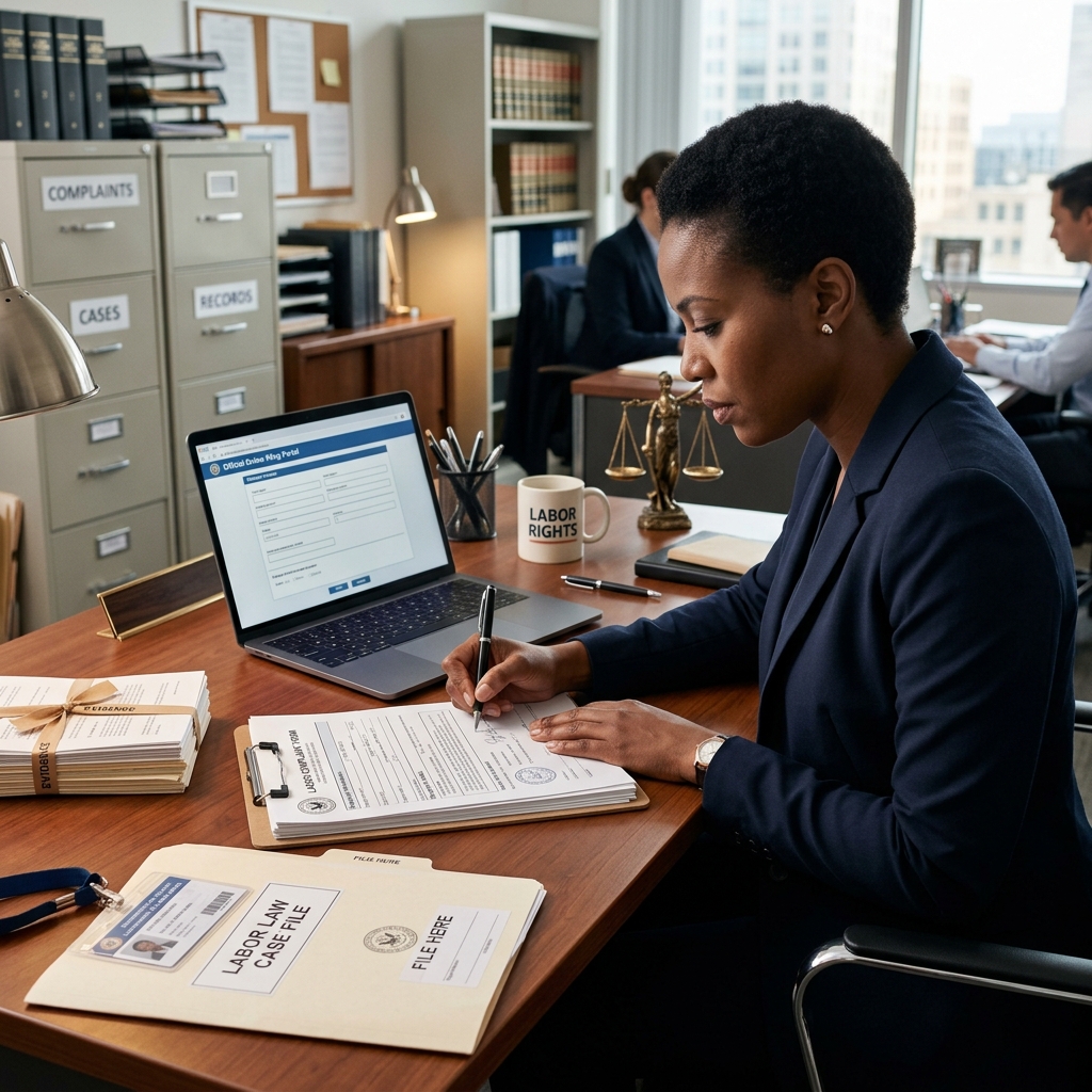 Learn how workers can document violations, choose the right agency, and submit a labor complaint effectively.