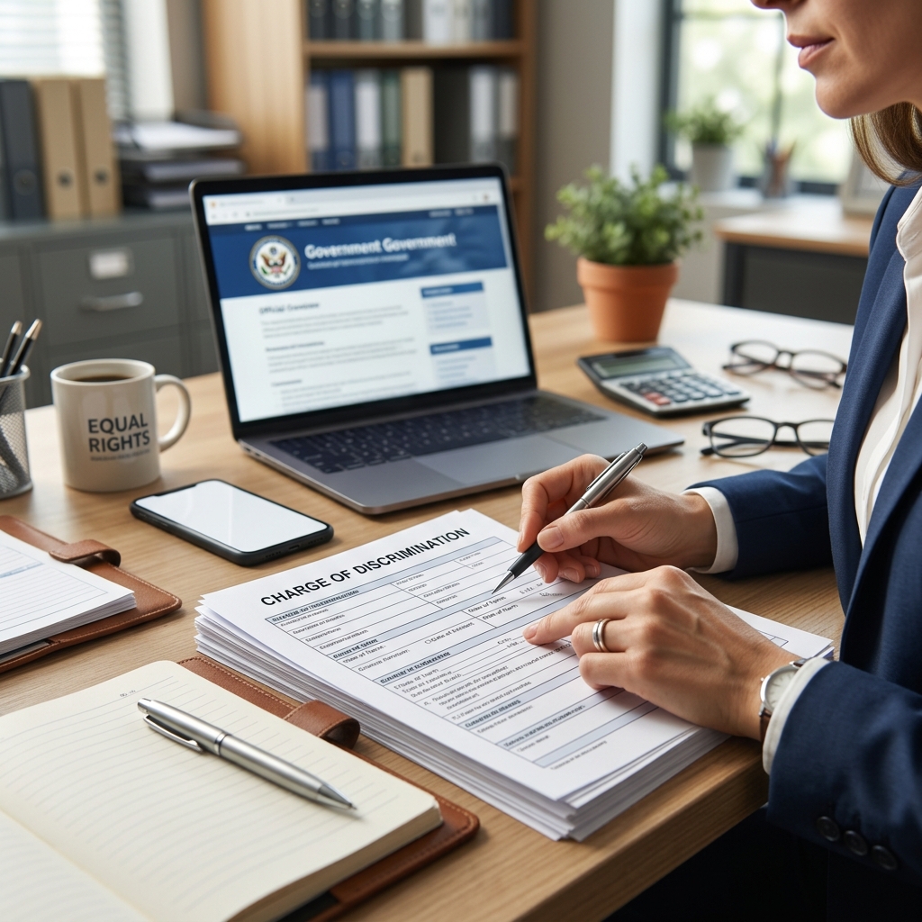 A practical guide to starting an EEOC charge, meeting deadlines, and preparing a strong workplace discrimination complaint.