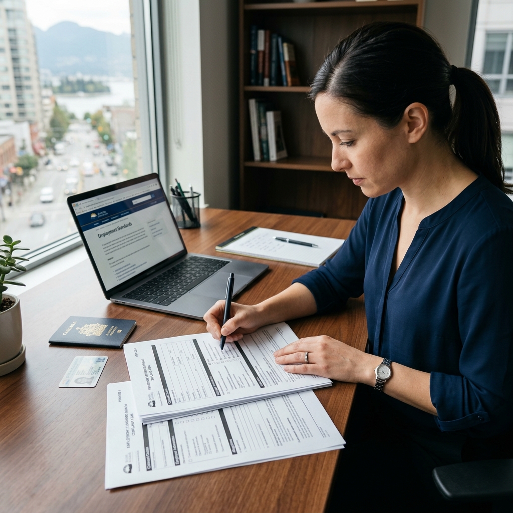A practical, step-by-step guide for workers in British Columbia who want to file an employment standards complaint and understand what happens next.