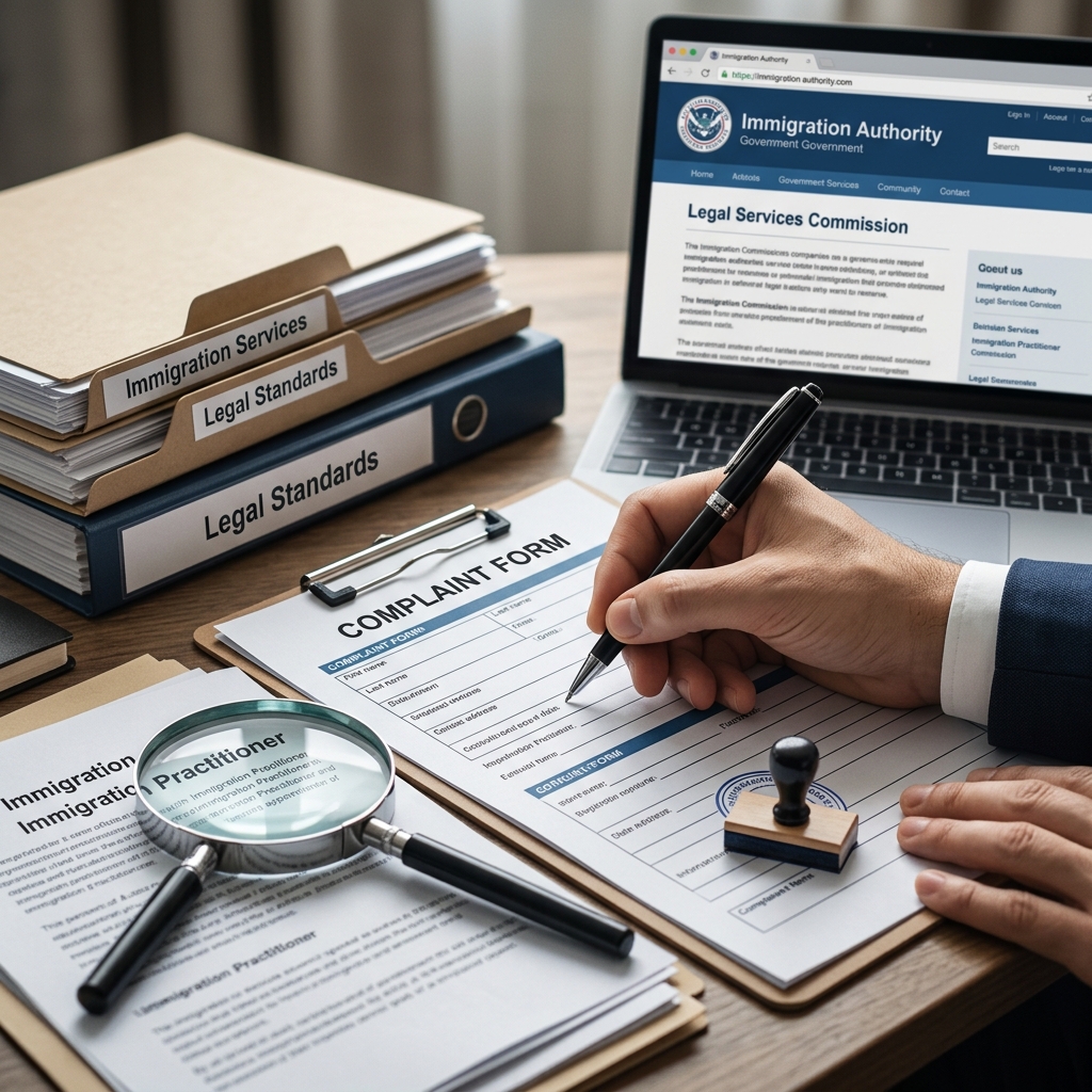 A practical guide to reporting immigration practitioner misconduct clearly, accurately, and in writing.