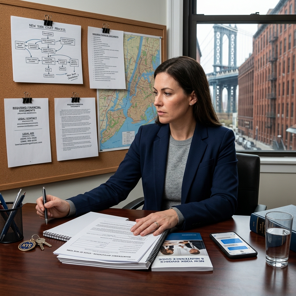 A practical, plain‑language guide to qualifying for, calculating, and enforcing spousal maintenance (alimony) in New York State courts.
