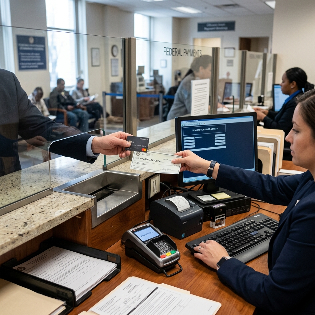 Clear guidance on paying federal criminal fines, restitution, and civil debts through approved methods and secure payment options.
