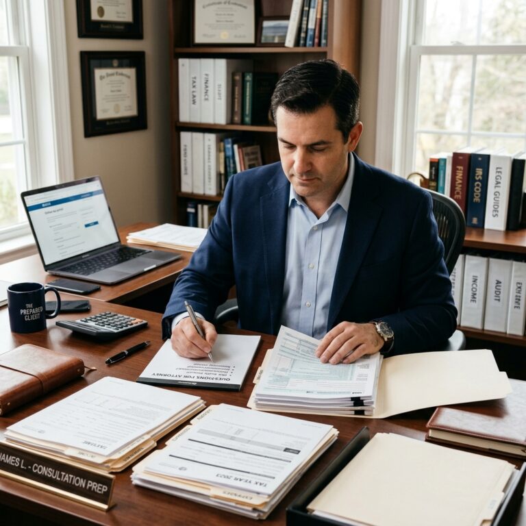 How to Prepare for a Tax Attorney Consultation