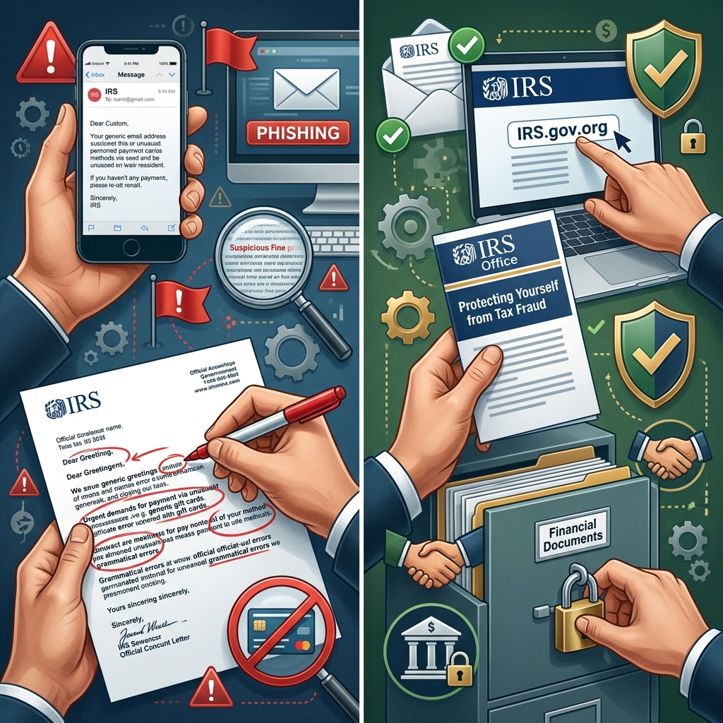Learn the warning signs of fake IRS contacts and the safest ways to respond.