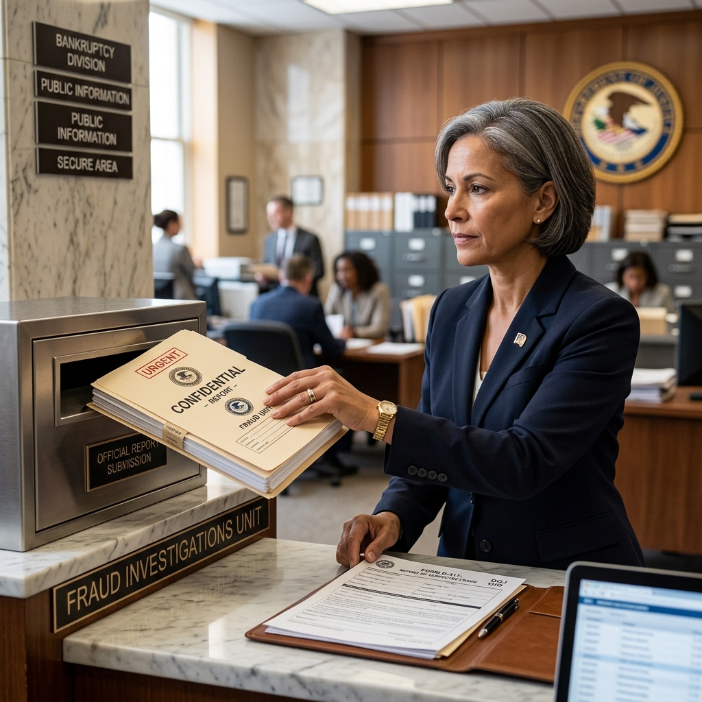 Understand what bankruptcy fraud is, how to recognize warning signs, and the exact steps to report suspected misconduct to the proper federal authorities.