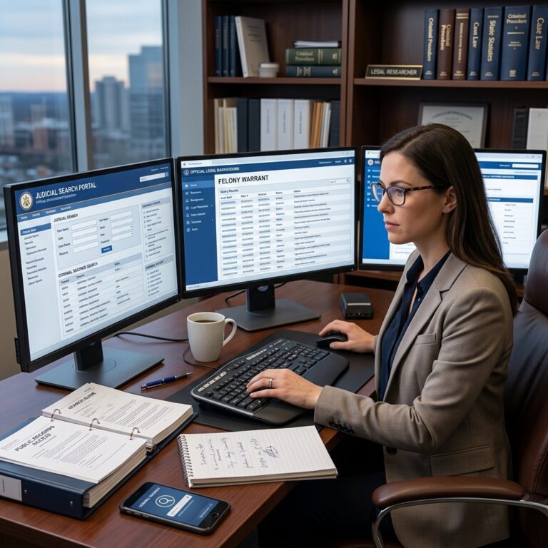 How to Search for a Felony Warrant