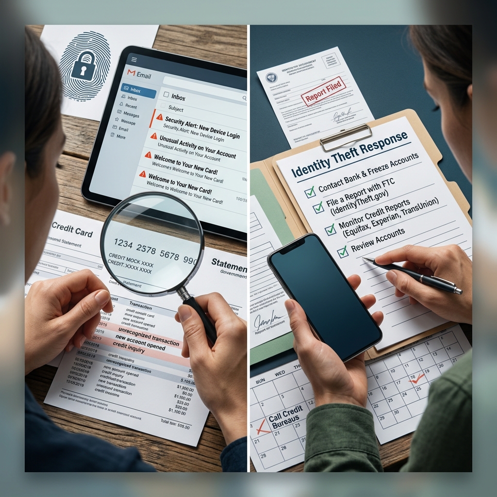 Learn the early warning signs of identity theft, how to confirm misuse of your information, and the essential steps to limit damage and rebuild your financial security.