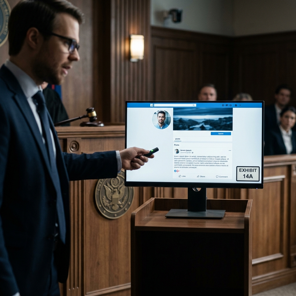 An in-depth guide to how everyday social media activity can be discovered, preserved, and used against you in court or disputes.