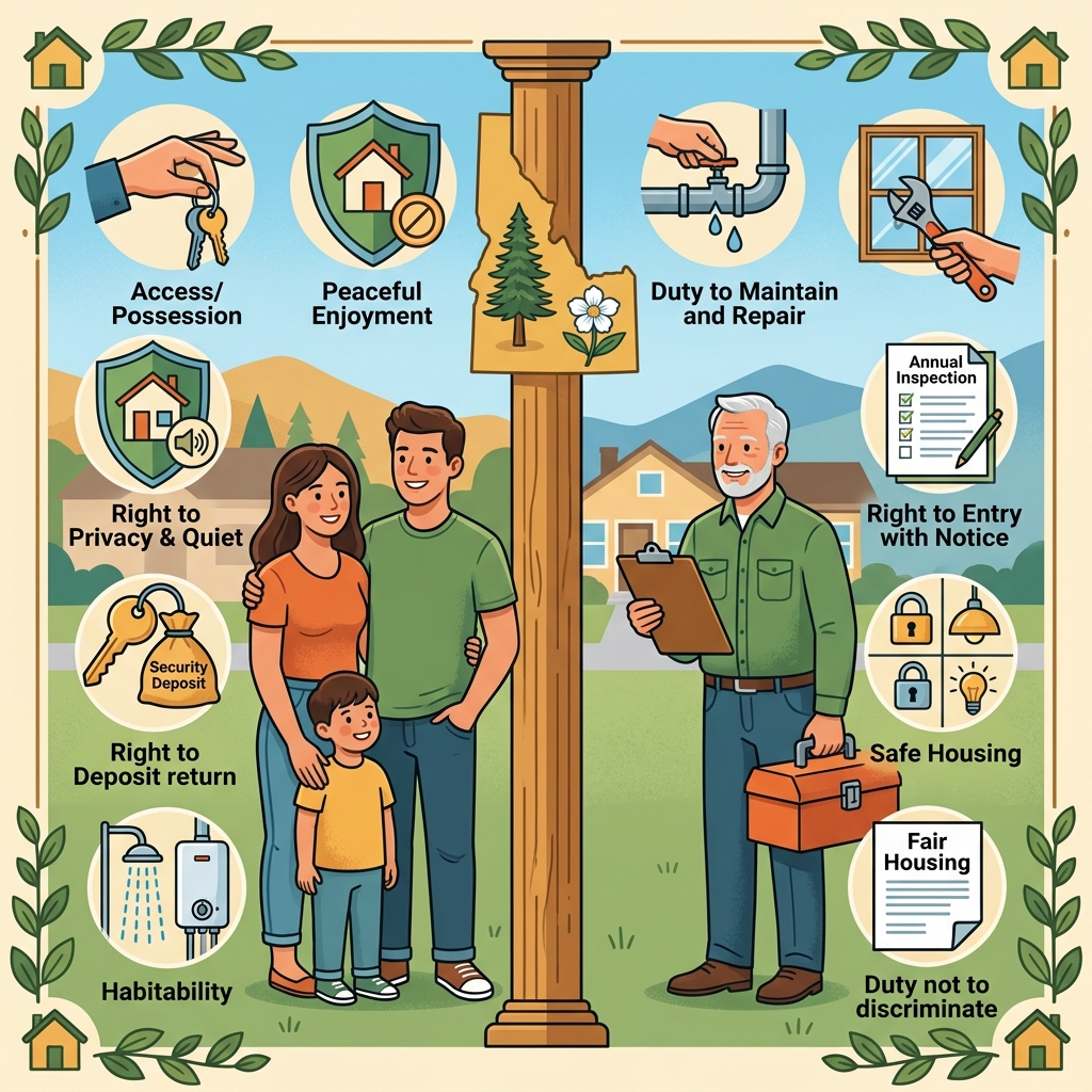A practical, plain‑language guide to tenant protections, landlord obligations, and the eviction process under Idaho law.