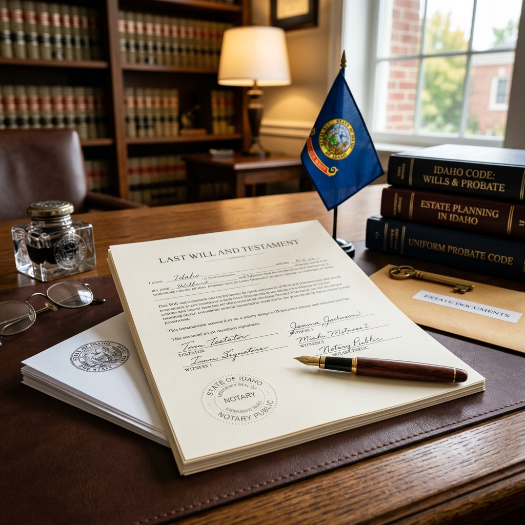Learn how Idaho treats wills, what makes them valid, and how to plan with confidence.