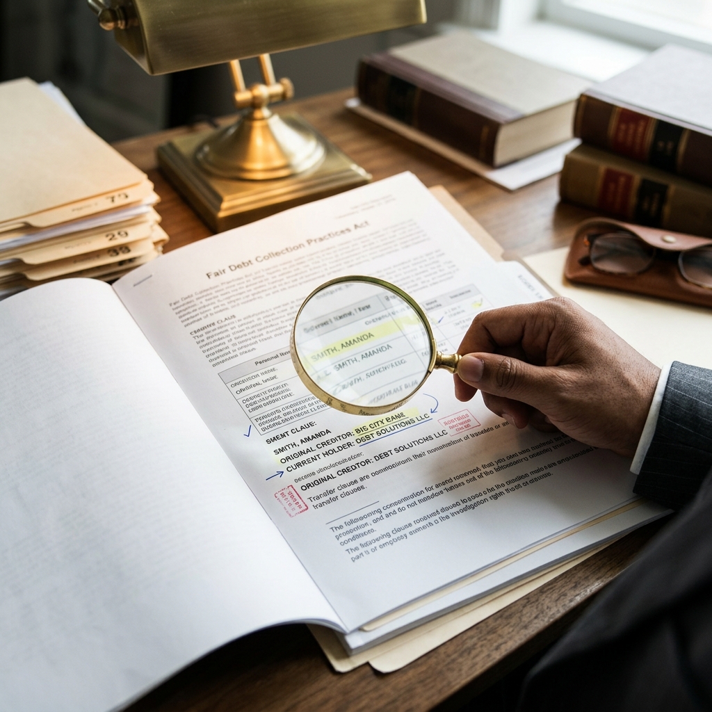 Identifying the True Owner of Consumer Debt Under the FDCPA Why debt collection notices must clearly identify the legal owner of a consumer’s debt, not just the retailer or service provider involved.