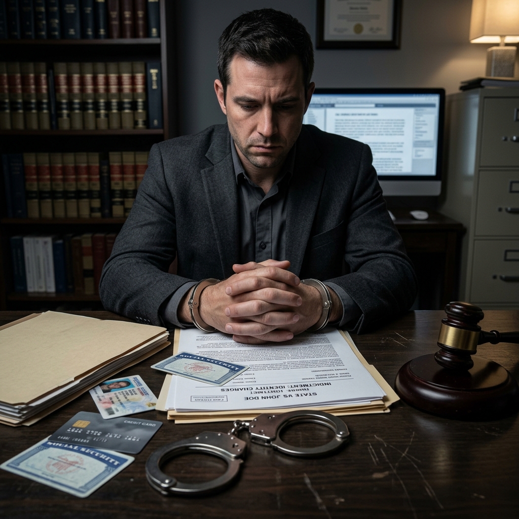 A clear guide to how identity theft is charged, punished, and defended in state and federal court.