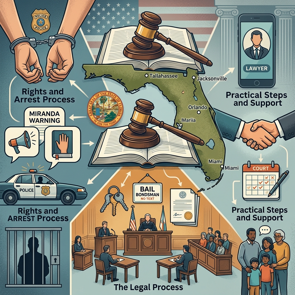 Essential guide to your legal rights, arrest procedures, and smart decisions to protect yourself if you are taken into custody in Florida.
