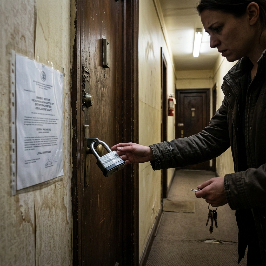Know what to do when a landlord changes the locks, cuts utilities, or skips court.