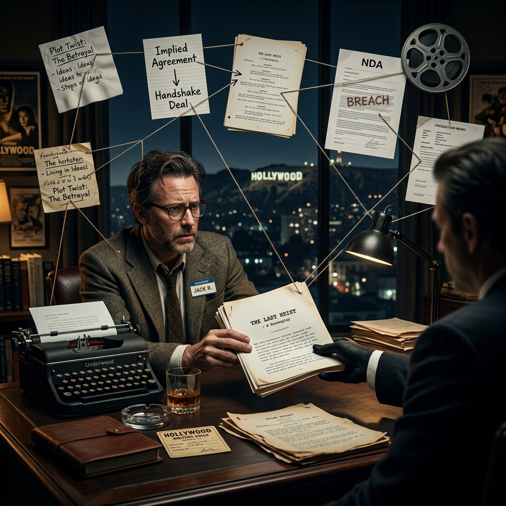 How writers can protect their pitches when studios reject the idea but later turn it into a successful show or film.