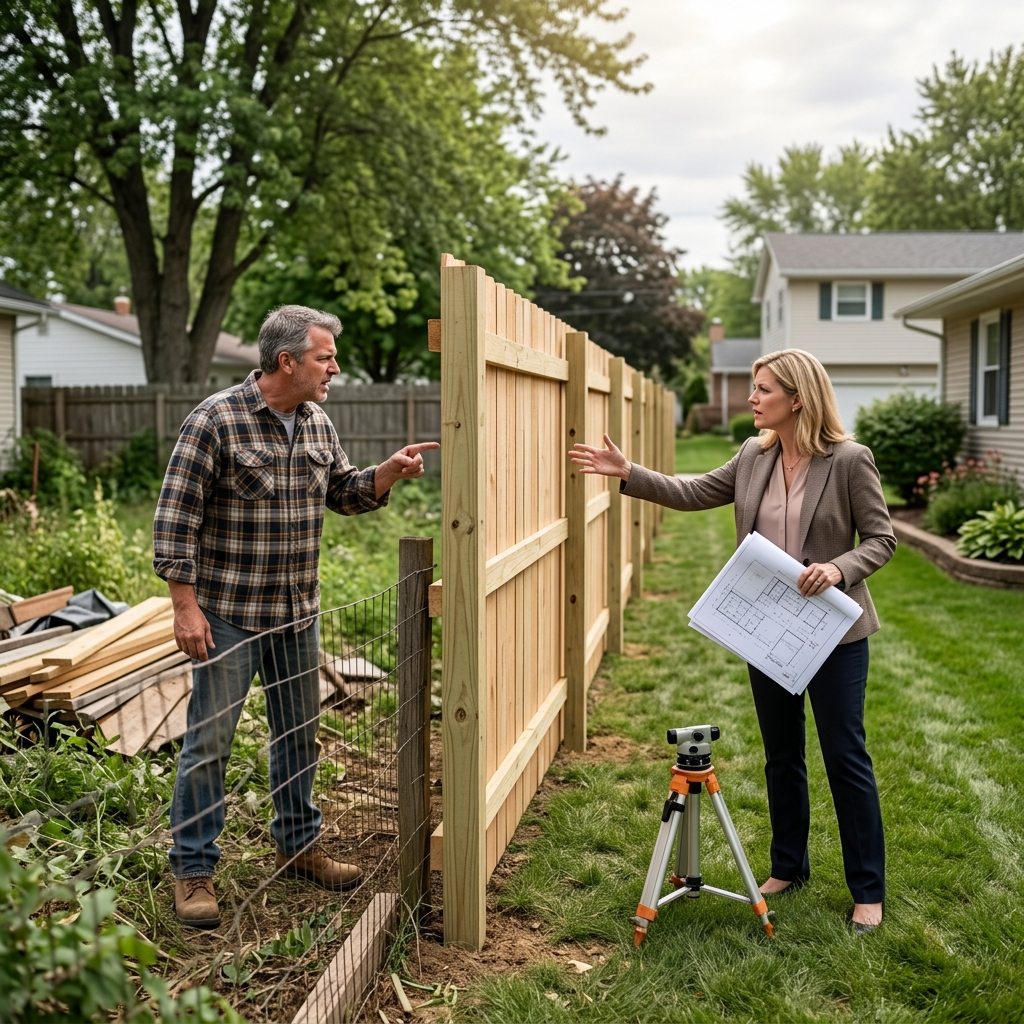 Understand Indiana fence, boundary, and nuisance rules before you build a barrier that could land you in court.