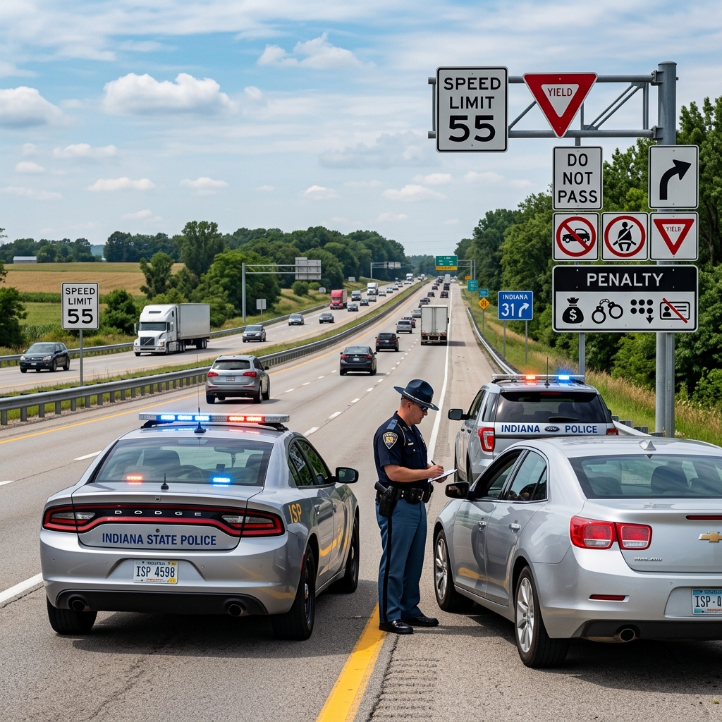 Understanding Indiana Traffic Laws and Penalties A practical, plain‑language overview of Indiana traffic rules, fines, points, suspensions, and your options after a ticket.