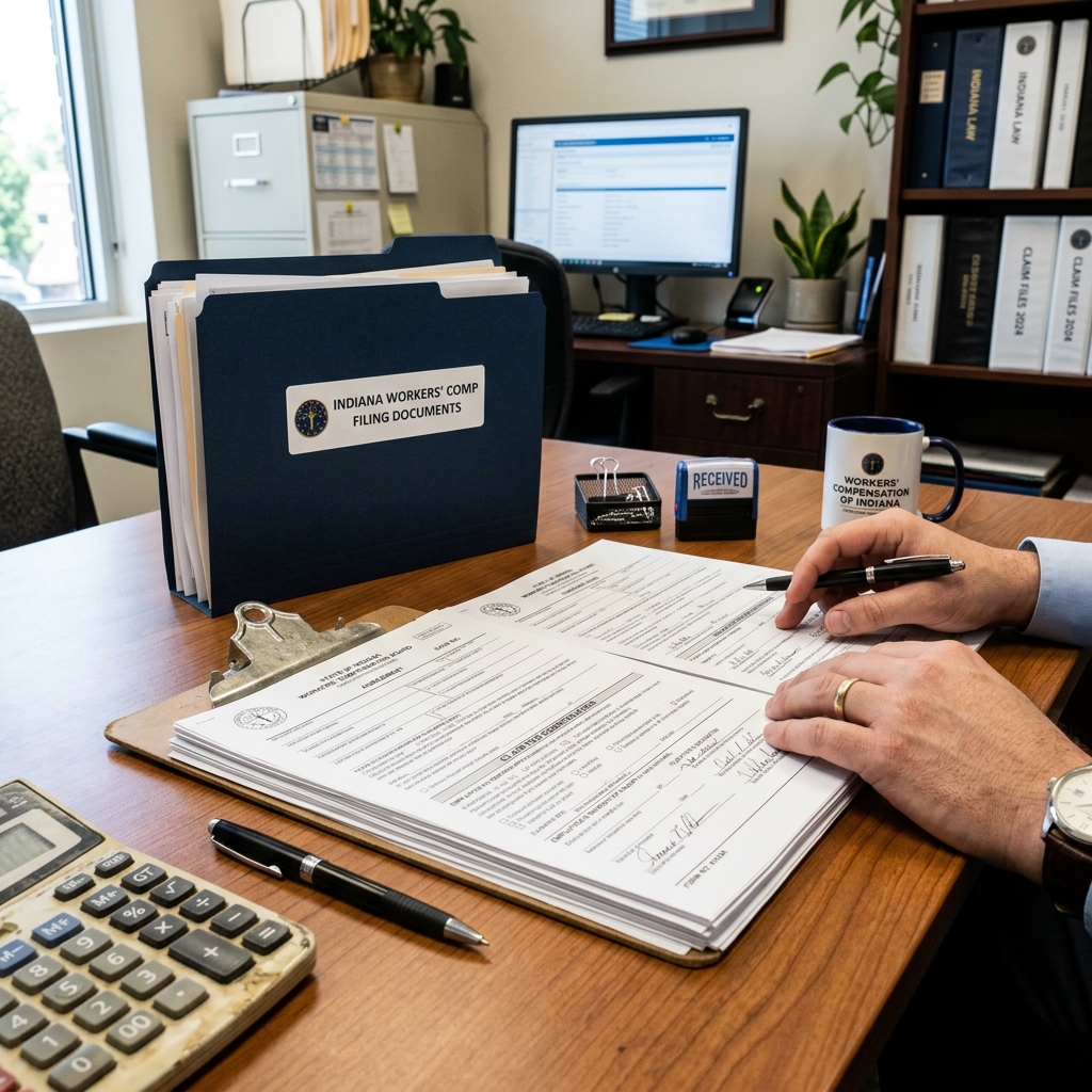 Know which Indiana workers’ compensation forms matter, who files them, and when to act.